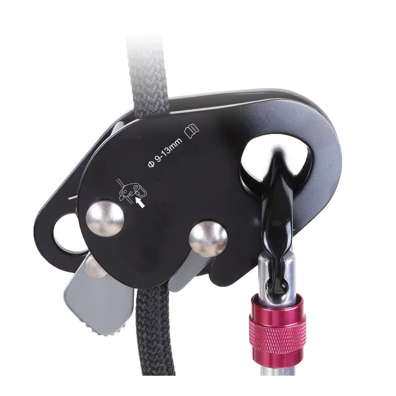 Outdoor Rock Climbing Grab Safety Equipment Rigging Grasp Rope Belay Devices Automatic Anti Fall Protective Gear Survival