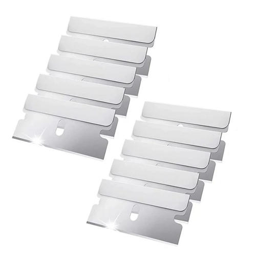 100 PCS Razor Blades Single Edge Extra Sharp Heat Treated Safety Knife