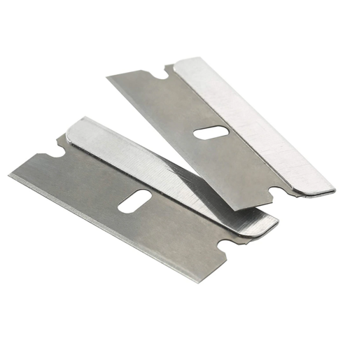 100 PCS Razor Blades Single Edge Extra Sharp Heat Treated Safety Knife
