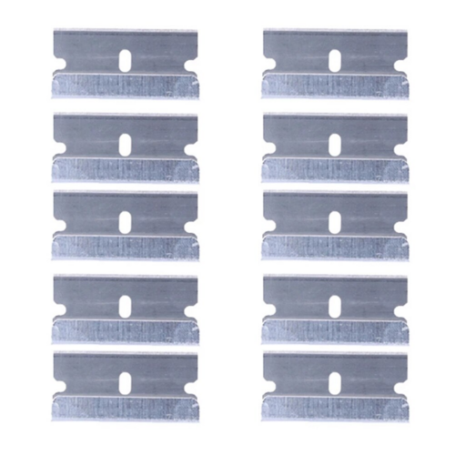 100 PCS Razor Blades Single Edge Extra Sharp Heat Treated Safety Knife