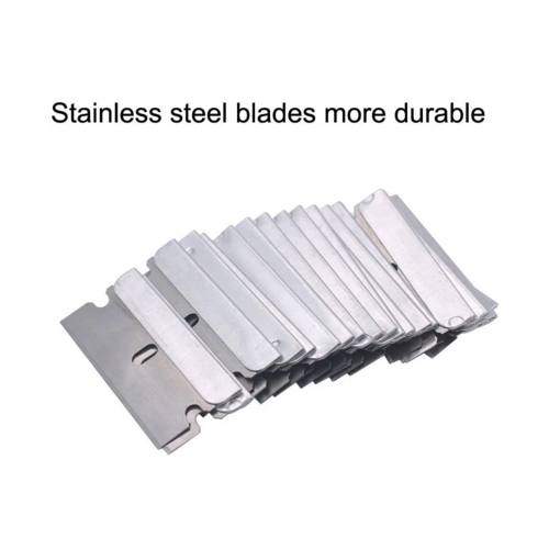 100 PCS Razor Blades Single Edge Extra Sharp Heat Treated Safety Knife