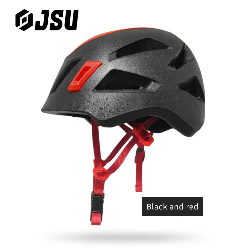 JSU Outdoor Sports Climbing Helmets Adventure Rock Climbing Mountaineering Safety Helmets Caving Rescue Impact Protection Gear