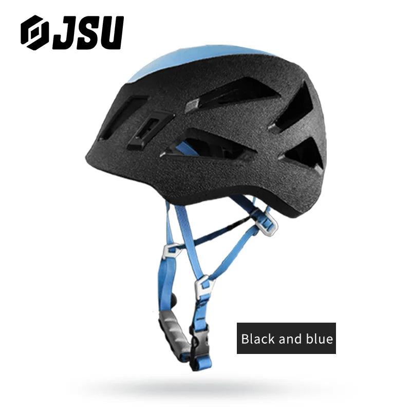 JSU Outdoor Sports Climbing Helmets Adventure Rock Climbing Mountaineering Safety Helmets Caving Rescue Impact Protection Gear