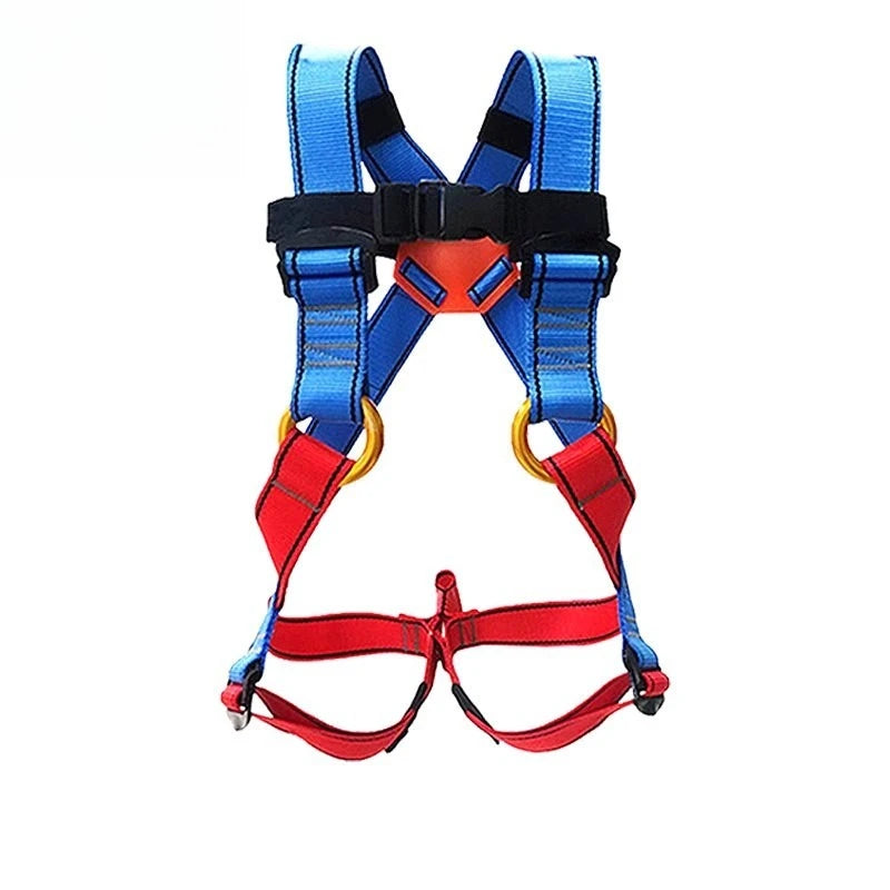 M Size Height 106-145CM 5-Point Safety Harness for Kids Indoor Adventure Course Outdoor Rock Climbing Rappelling Protective Gear