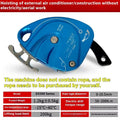 Electric Lifter Climbing Device 200kg/440.92lb Capacity Aerial Rope Ascender for Rock/Wall Climbing&Fall Protection Safety Gear