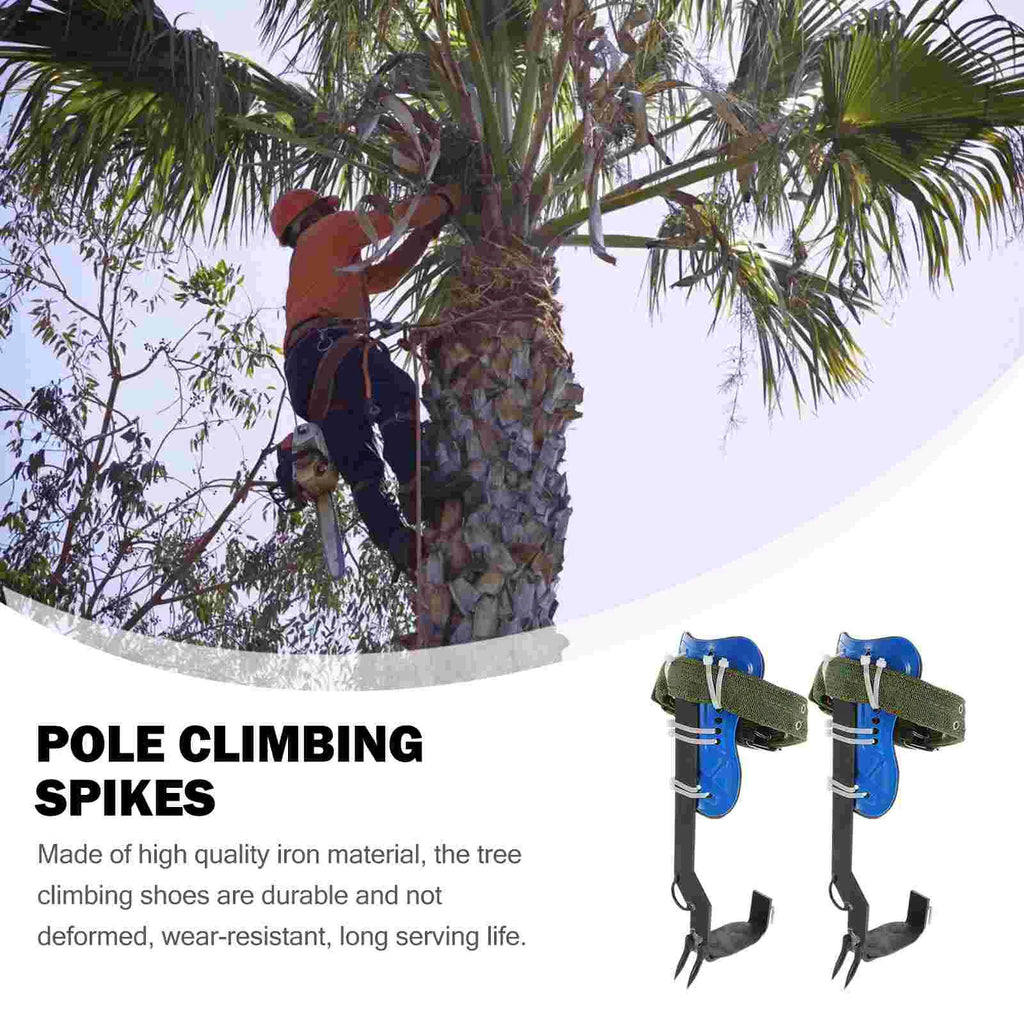 1Set Tree Climbing Spikes Durable Shoes High Quality Gear Safety Equipment Hunting Blind Stand Pole Accessories Forest Tool