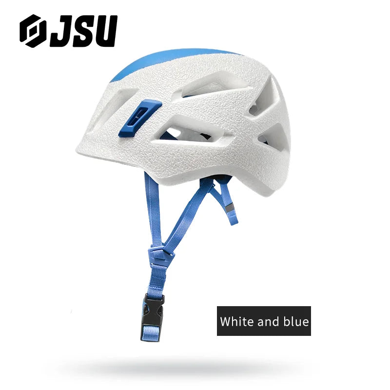 JSU Outdoor Sports Climbing Helmets Adventure Rock Climbing Mountaineering Safety Helmets Caving Rescue Impact Protection Gear
