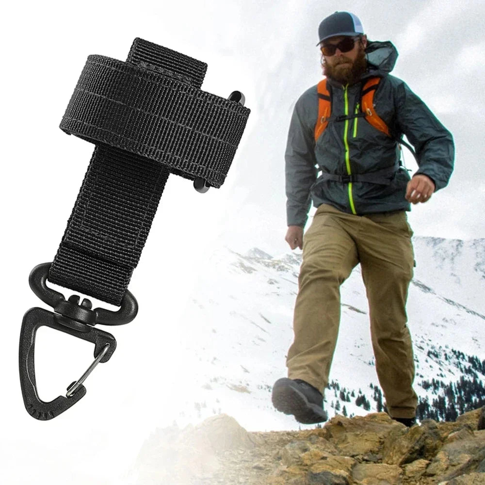 Tactical Hook Multi-Purpose Nylon Gloves Safety Hook for Work,Climbing Gloves & Camping Gear Climbing Rope & Camping Hanging
