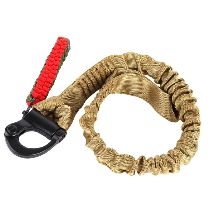 Tactical Quick Release Safety Rifle Sling Lanyard Strap Rope Line Climbing Rope Airsoft Protective Sling Hunting Airsoft Gear